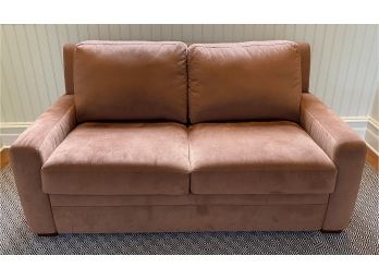 American Leather Ultra Suede Sleeper Sofa (Full Size)