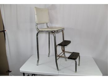 Vintage High Chair With Steps