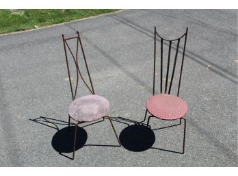 2 Metal Fabricated Chairs