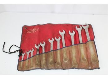 11 Piece Combination Wrench Set In Sleeve