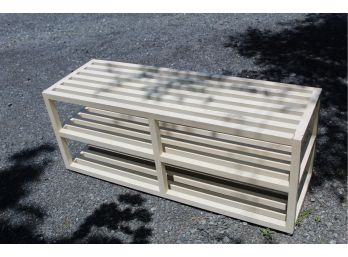 White Rack/ Coffee Table