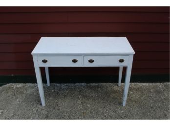 White Painted Desk