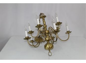 Brushed Gold Chandelier