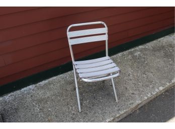 White Aluminum Chair