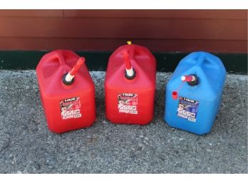 (3) Gas Cans