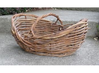 Twisted Vine Deep Kidney Style Gathering Basket