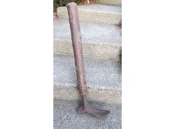 Primitive Folk Art Style Peg-Leg Cobblers Shoe Last - Real Artificial Leg? Bench Tool?