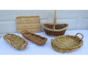 Nice Group Of Table Top Serving Baskets