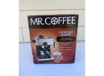 Mr. Coffee Espresso Machine New Never Used In Original Box