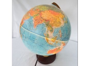 Replogle World Horizon's Series 12' Diameter Light Up Revolving World Globe On Stand