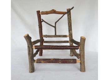 Rustic Hand Crafted Tree Branch Chair