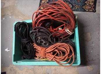 Lot Of Extension Cords - Various Sizes