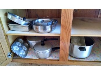 Lot Of Kitchen Pots And Pans