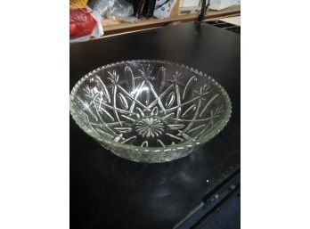 Glass Salad Bowl - 14'diameter