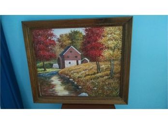 Grist Mill Painting - 28' X 24