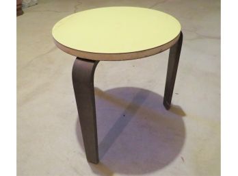 Vintage MCM Alvar Aalto Style Bentwood Stool