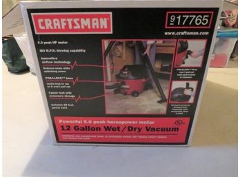 Sears Craftsman Wet Vac 12 Gallon 5 HP