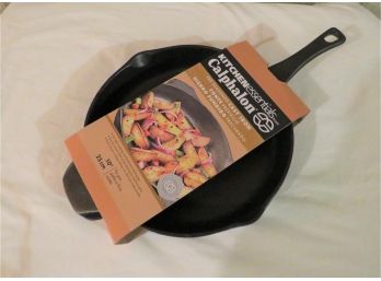 New Calphalon 10' Cast Iron Skillet Pan