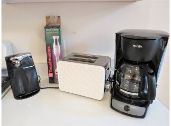 Kitchen Appliances Coffee Maker, Toaster,