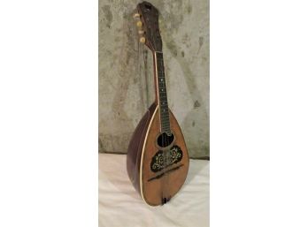 Antique Marca Aquila Bowl Back Mandolin Favilla Musical Instrument