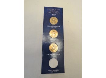 Presidential One Dollar US MInt Coins