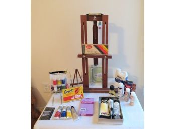 Artist Supplies Paints Brushes Grumacher Tabletop Easel