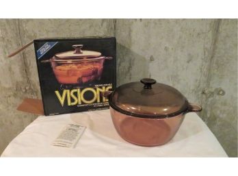 Visions Corning Rangetop 5 Quart Covered Pot