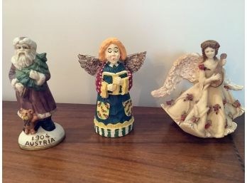 Lot Of Three Decorative Items, 308