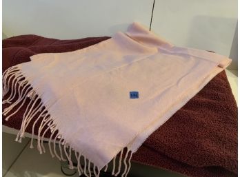 226, Pink Cashmere Scarf From Scotland