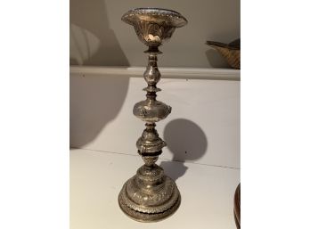 Silver Plated Candlestick Holder