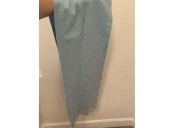 228, Light Blue Cashmere Scarf