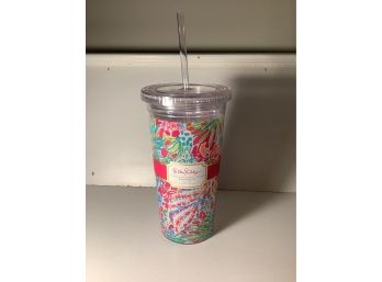 384, Lilly Pulitzer Drink Container Tumbler, NEW