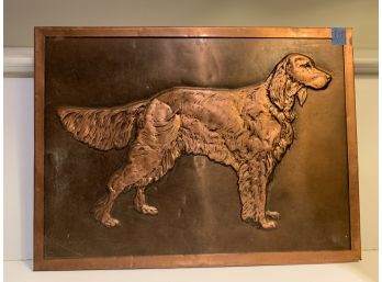 Copper Colored Golden Retriever Art