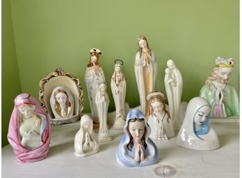 Vintage Madonna Ceramic & Porcelain Figures