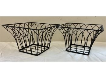 Matching Metal Plant Basket