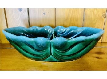 Beautiful Vintage Green Glazed 'Hull' Made In USA F77