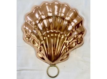 Sea Shell Jello Mold Copper And Aluminum