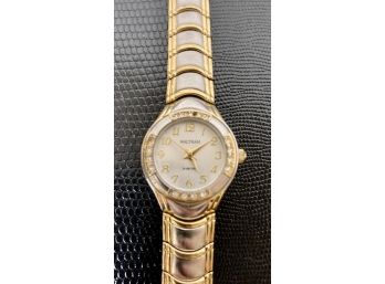 Waltham Watch In Gold Tone With Crystals Nice Watch