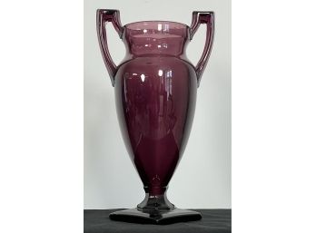 Glass Urn Style Vase