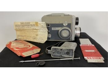 Vintage 1961 EUMIG C5 Camera Zoom Reflex With Case & Other Items Austria