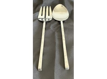 MCM Metal Salad Serving Set