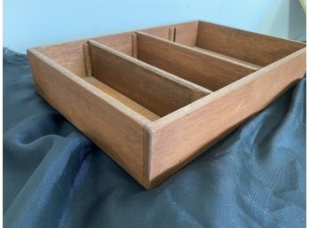 MCM Wood Kitchen Drawer Insert