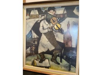 Marc Chagall The Violinist Print