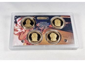 2009 Presidential Proof Golden Dollar Coin Set