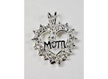 MOM Sterling Silver Pendant