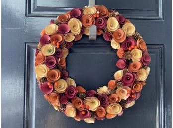 Gorgeous Autumnal Wood Flower Wreath