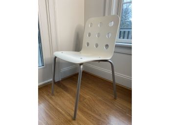 Sleek, Modern White Chair, IKEA