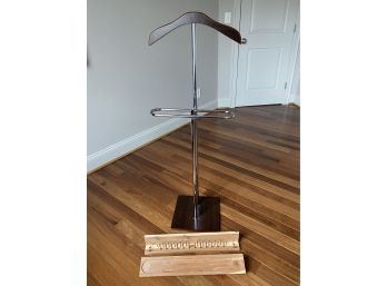 A Simple Valet Stand & Two Wall-Mount Tie Racks