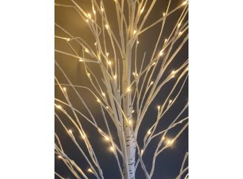 Absolutely Fabulous Contemporary Lit Birch Tree