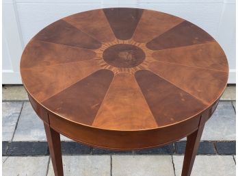 Vintage Baker Furniture Sunburst Hall Table